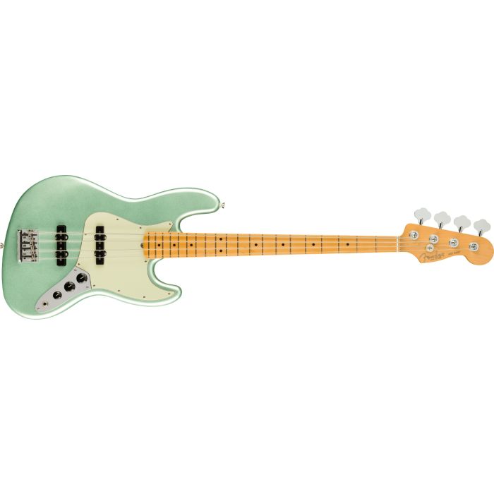 Fender American Professional II Jazz Bass®, Maple Fingerboard, Mystic Surf Green