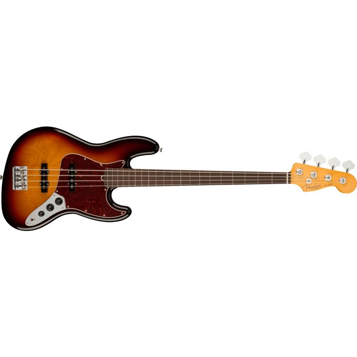 Fender American Professional II Jazz Bass® Fretless, Rosewood Fingerboard, 3-Color Sunburst