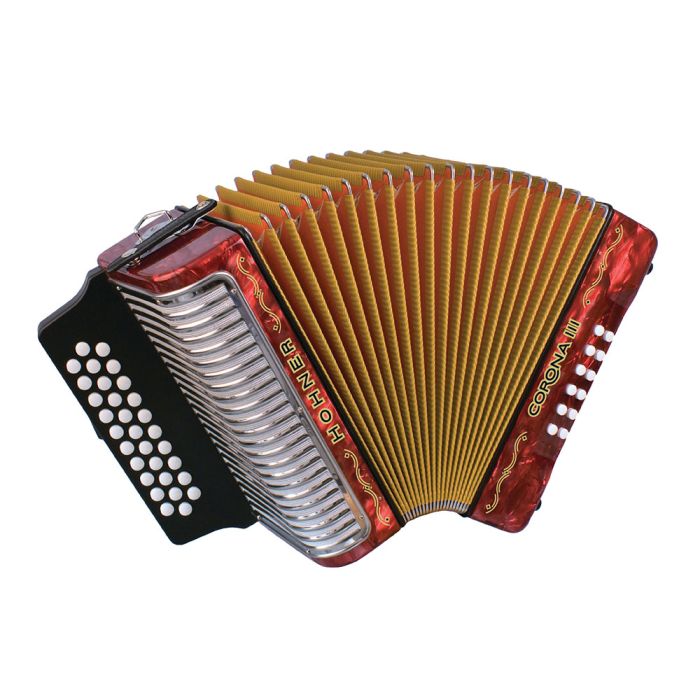 Hohner Corona III GCF, red