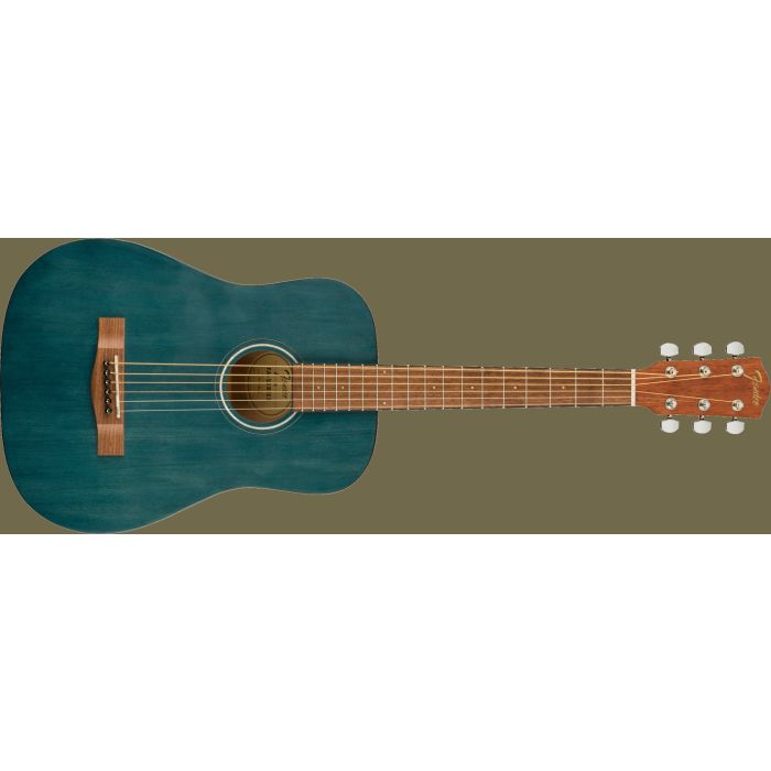 Fender FA-15 3/4 Scale Steel with Gig Bag, Walnut Fingerboard, Blue