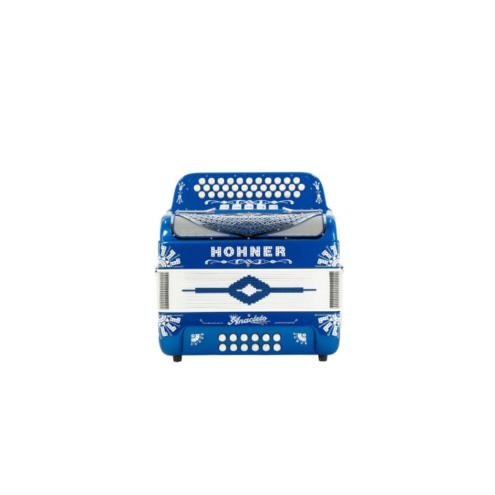Hohner Anacleto Rey Del Norte III Compact Accordion - Blue Alfa image 1
