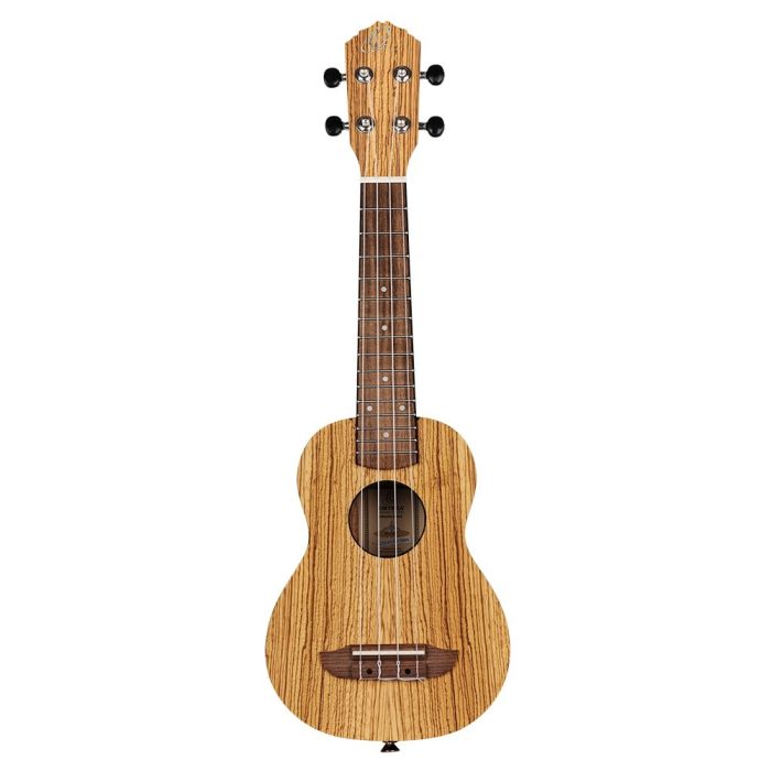 Ortega Timber Series Soprano Ukulele Zebrawood Natural - RFU10Z