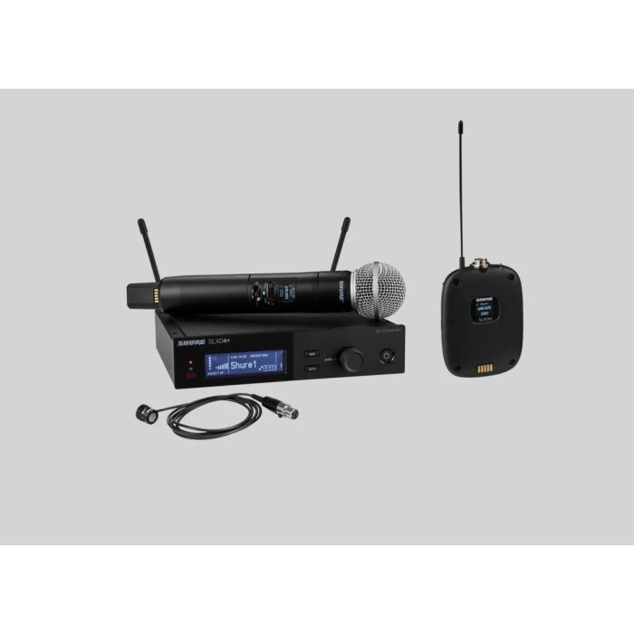 Digital Wireless Combo System with SM58® Handheld and WL185m Lavalier Microphones image 1