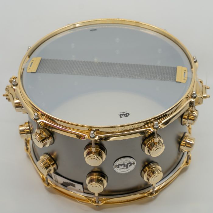 DW Collector's Series Snare Drum - 8 x 14 inch - Satin Black Over