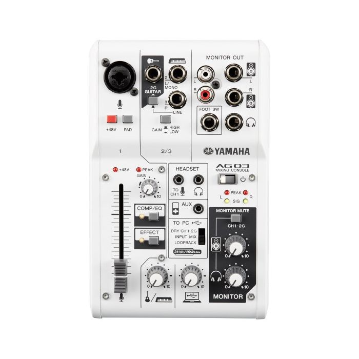 AG03 3-channel Mixer and USB Audio Interface