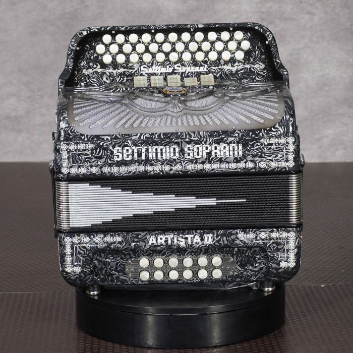 Settimio Soprani ART5SWBKOYSTFBE 3-Row Diatonic Accordion - FBbEb