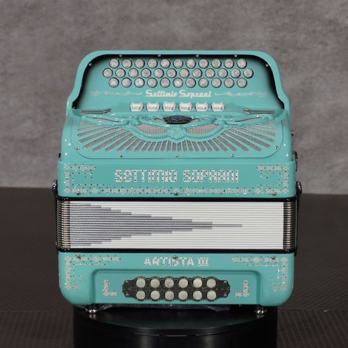 Settimio Soprani ARTTTREGLTGRNEF 3-Row Diatonic Accordion - FBE/GCF 2-Tonos