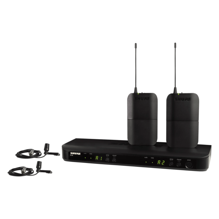 Shure BLX188/CVL Dual Lavalier Wireless System (H9 Band)