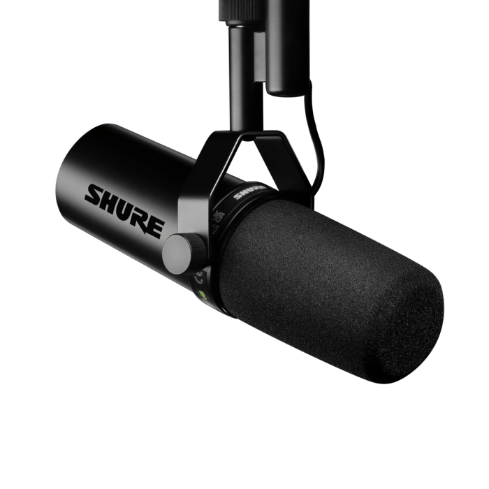 Shure SM7dB Dynamic Vocal Microphone with Built‑in Preamp