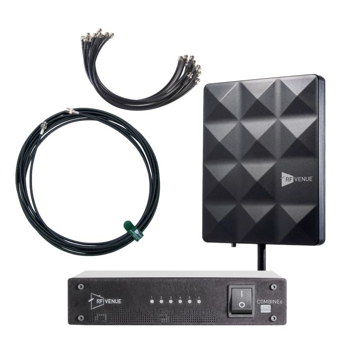 COMB6CP-STAGE RF Venue 6 Channel IEM Pack, with CP Stage Antenna