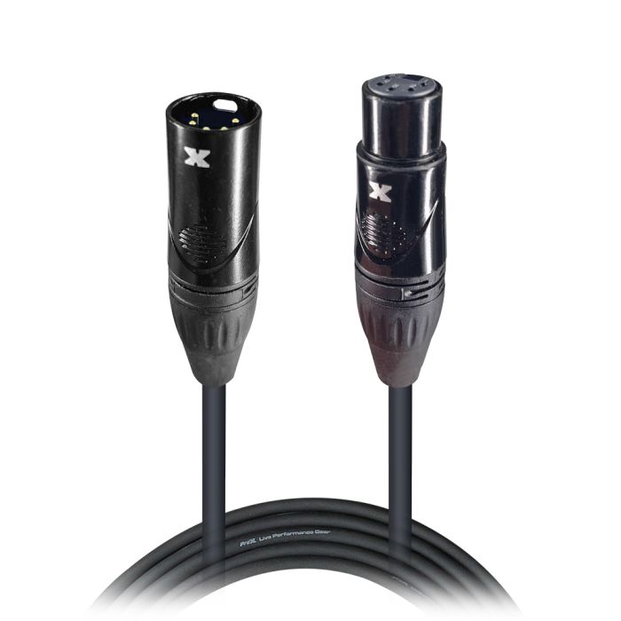 Prox PRXC5PDMX50X5 5PCS 50 Ft. DMX XLR5-M to XLR5-F High Performance Cable