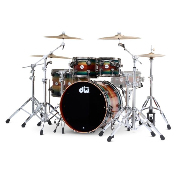 Drum Workshop DW Collector's Series Exotic Sonicply Aluminum 6-PC Shell Pack 