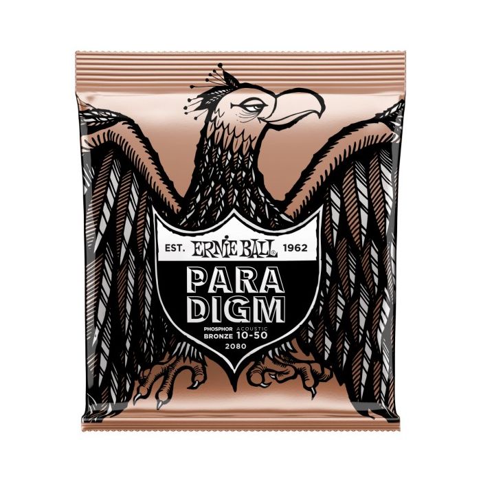 Ernie Ball P02080 Extra Light Paradigm Phosphor Bronze Acoustic Guitar Strings .010-.050