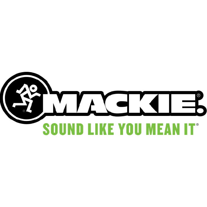 Mackie Black Fabric Banner with Mackie Combo Logo