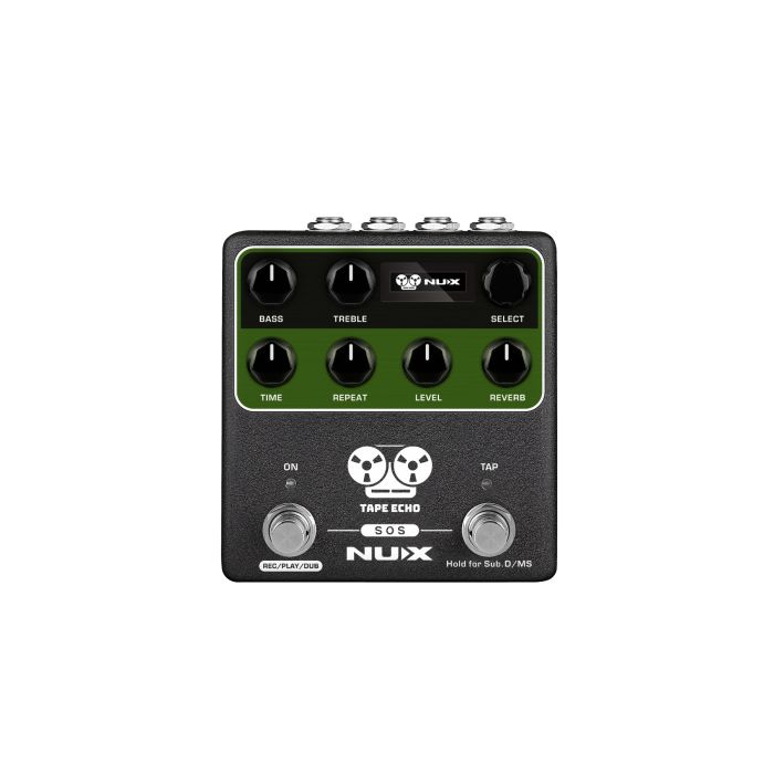NuX Tape Echo Multi Tape Head Space Echo with Tap Tempo and Looper Pedal