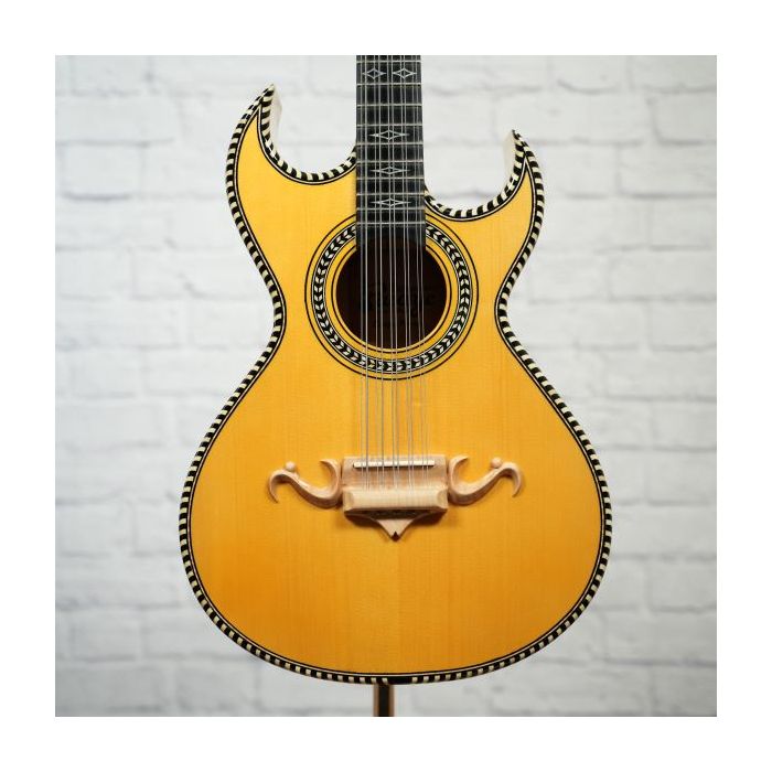 Pasaye Bajo Qunito Dbl Cut Fir top with Flamed maple back and side Neck Through body With classic snake binding 