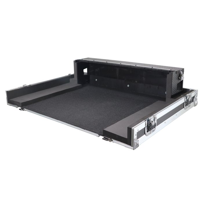 Prox PRXSYDM7COMPACTDHW ATA Digital Audio Mixer Flight Case for Yamaha DM7 Compact Console with Doghouse compartment and Caster wheels