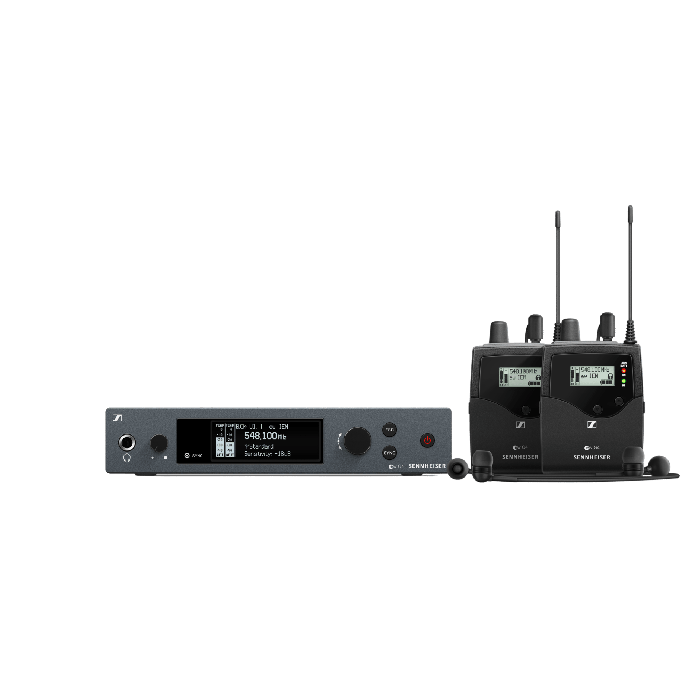 Sennheiser ew IEM G4 Twin Wireless In-Ear Monitor System – A Band (516–558 MHz)