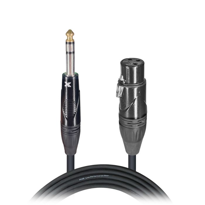 Prox PRXCSXF50X20 20PCS 50 Ft. Balanced 1/4" TRS-M to XLR3-F High Performance Audio Cable