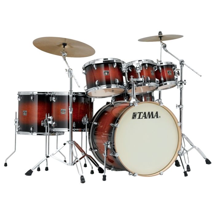 TAMA DRUM: SUPERSTAR CL MAPLE 7PC SHELL KIT|Mahogany Burst