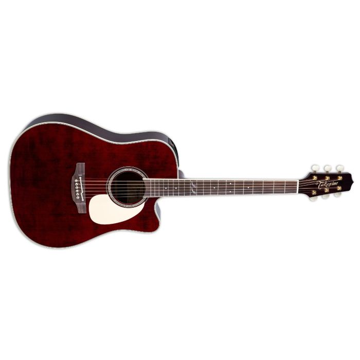Takamine TAJJ325SRCL NEW GEN 6 Str.RIGHT HANDED , J. Jorgenson Mdl., wine red w/elec. SoftShell Case