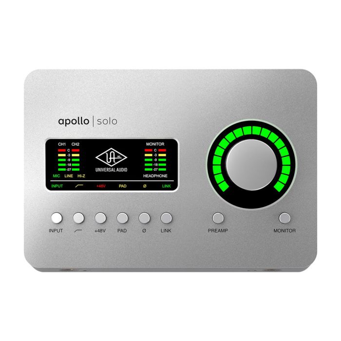 Universal Audio Apollo Solo Heritage Edition Thunderbolt 3 Audio Interface w/ UAD DSP