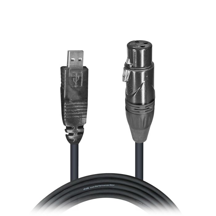 Prox PRXCUSBXLR10X10 10PCS 10 Ft XLR-F to USB High Performance Audio Cable