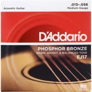 D'Addario EJ17 Phosphor Bronze Medium Acoustic Strings .013-.056