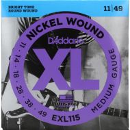 D'Addario EXL115 Nickel Wound Electric Strings .011-.049 MediumBlues-Jazz Rock