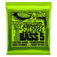Ernie Ball P02836 Regular Slinky Nickel Wound Electric Bass Strings .045-.130 5-string