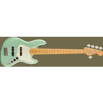 Fender American Professional II Jazz Bass® V, Maple Fingerboard, Mystic Surf Green