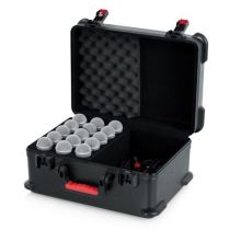 Gator GTSA-MIC15 Case W/ Drops For (15) Mics