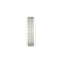 Alucinico WHITE CHROME STUDDED GUITAR STRAP image 1