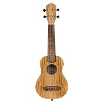 Ortega Timber Series Soprano Ukulele Zebrawood Natural - RFU10Z image 1