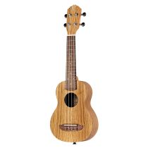 Ortega Timber Series Soprano Ukulele Zebrawood Natural - RFU10Z image 1