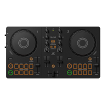 AlphaTheta DDJ-FLX2 Compact 2-Channel DJ Controller, Black