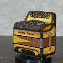 Settimio Soprani ART5SWOWOODEAD 3-Row Diatonic Accordion - EAD, Wood Finish