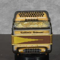 Settimio Soprani BEL5SWOWOODGCF 3-Row Diatonic Accordion - GCF, Wood Finish