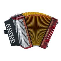 Corona II GCF, Red Pearloid  With Gig Bag & Staps