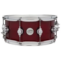 DW Design Series Snare Drum 6x14 inch Cherry Stain