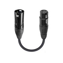 Prox PRXCDMX5M3FX50 50PCS 6" DMX Male 5-Pin to DMX Female 3-Pin Coupler Patch Cable