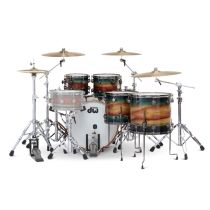 Drum Workshop DW Collector&#039;s Series Exotic Sonicply Aluminum 6-PC Shell Pack 