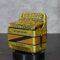 Settimio Soprani ELDORADOEAD 3-Row Diatonic Accordion - EAD, Gold