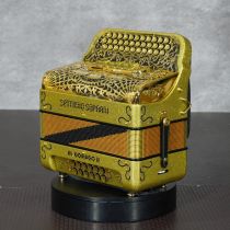 Settimio Soprani ELDORADOFBE 3-Row Diatonic Accordion - FBbEb, Gold