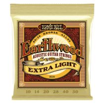 Ernie Ball P02006 Extra Light Earthwood 80/20 Bronze Acoustic Strings .010-.050