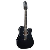 TAKAMINE GD30CE 12 string guitar ACOUSTIC ELECTRIC GUITAR-Black 