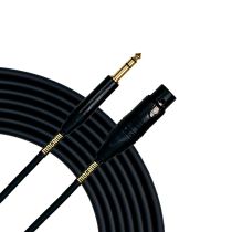Mogami Gold TRSXLRF-10 Balanced XLR Female to 1/4-inch TRS Male Patch Cable - 10 foot