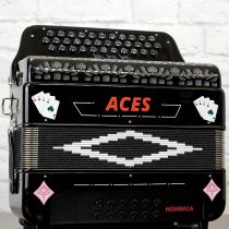 Hohner - Aces Diatonic Accordion FBbEb -  Black