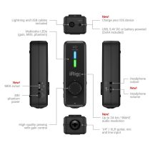 iRig Pro I/O High Definition Audio Interface with MIDI for iOS and Mac