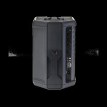 JBL JBL EON ONE Compact is all-in-one rechargeable personal PA with an 8-inch woofer, a 4-channel digital mixer, Bluetooth audio and control, EQ, delay, reverb, chorus, and phantom power.